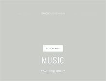 Tablet Screenshot of graceguggenheim.com